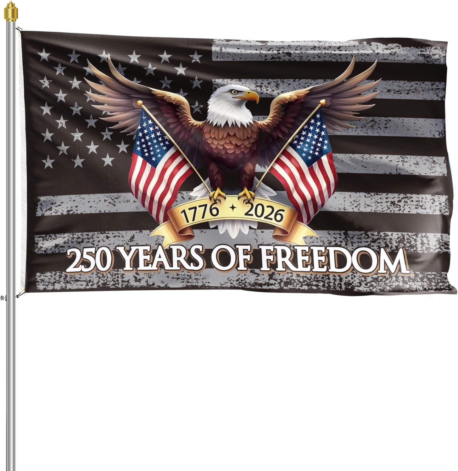 250th Anniversary America Garden Flag, 250 Anniversary USA Flag -3X5 - U.S Stock