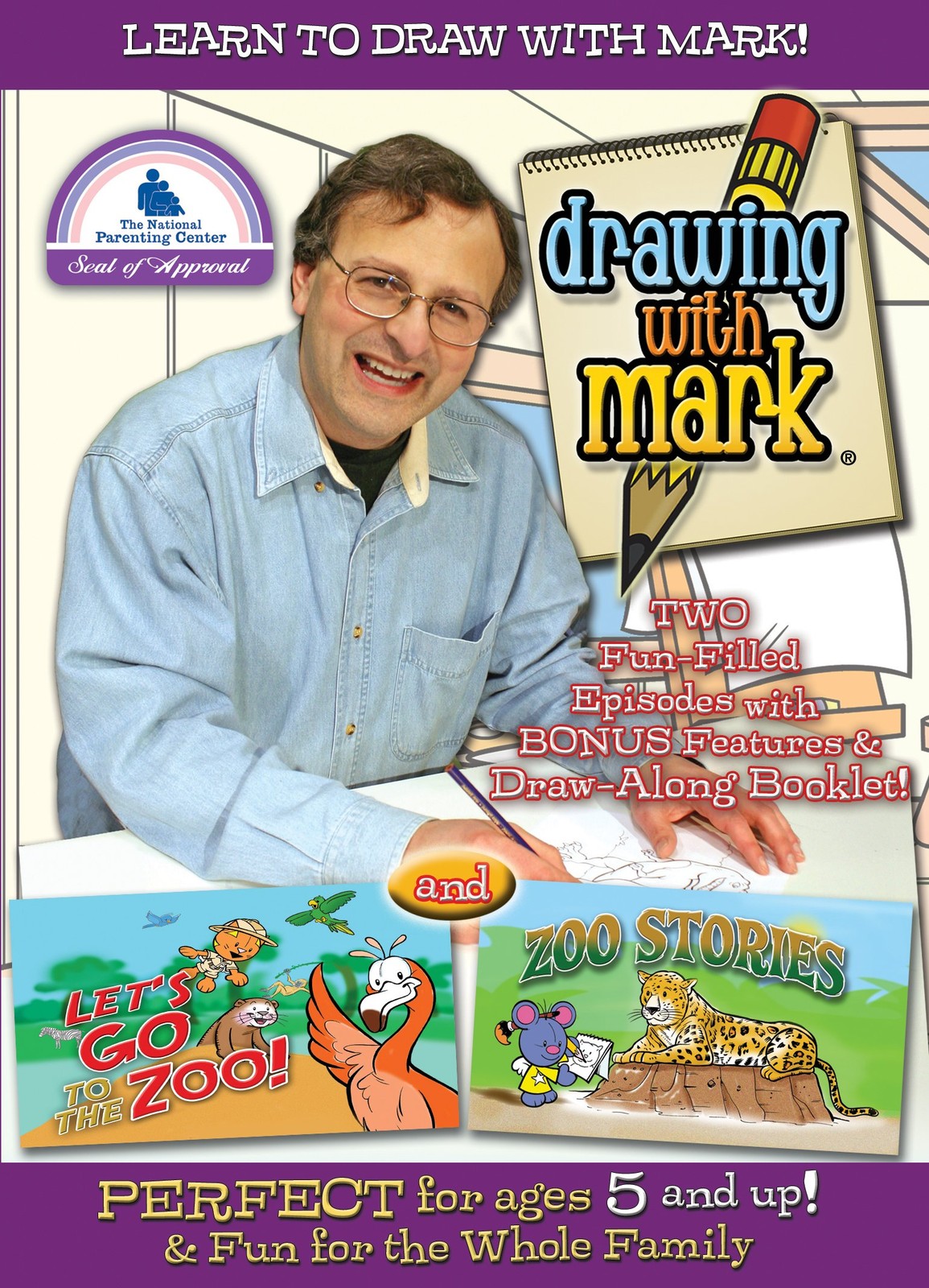 Drawing With Mark: Let's Go to the Zoo/Zoo Stories (DVD) Mark Marderosian