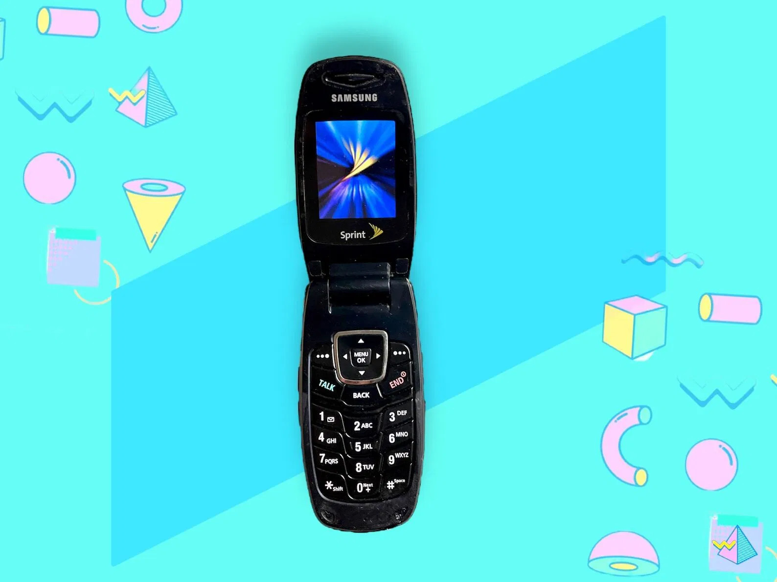 Vintage Y2K Samsung Flip Cellphone. Works!