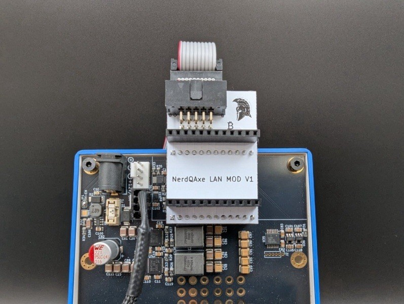 NerdQaxe++ 4.8th/S Bitcoin Miner LAN Ethernet Adapter