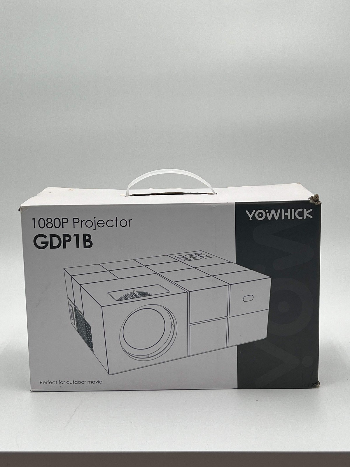Yowhick GDP1B Projector Gray New Open Box Clear Image Projection