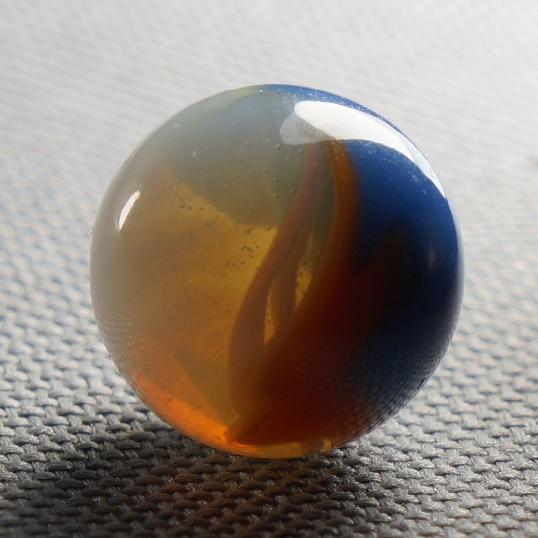 Vintage Marble: NM+ 5/8 Vitro Agate Opal Patch -One Killer Old Mib