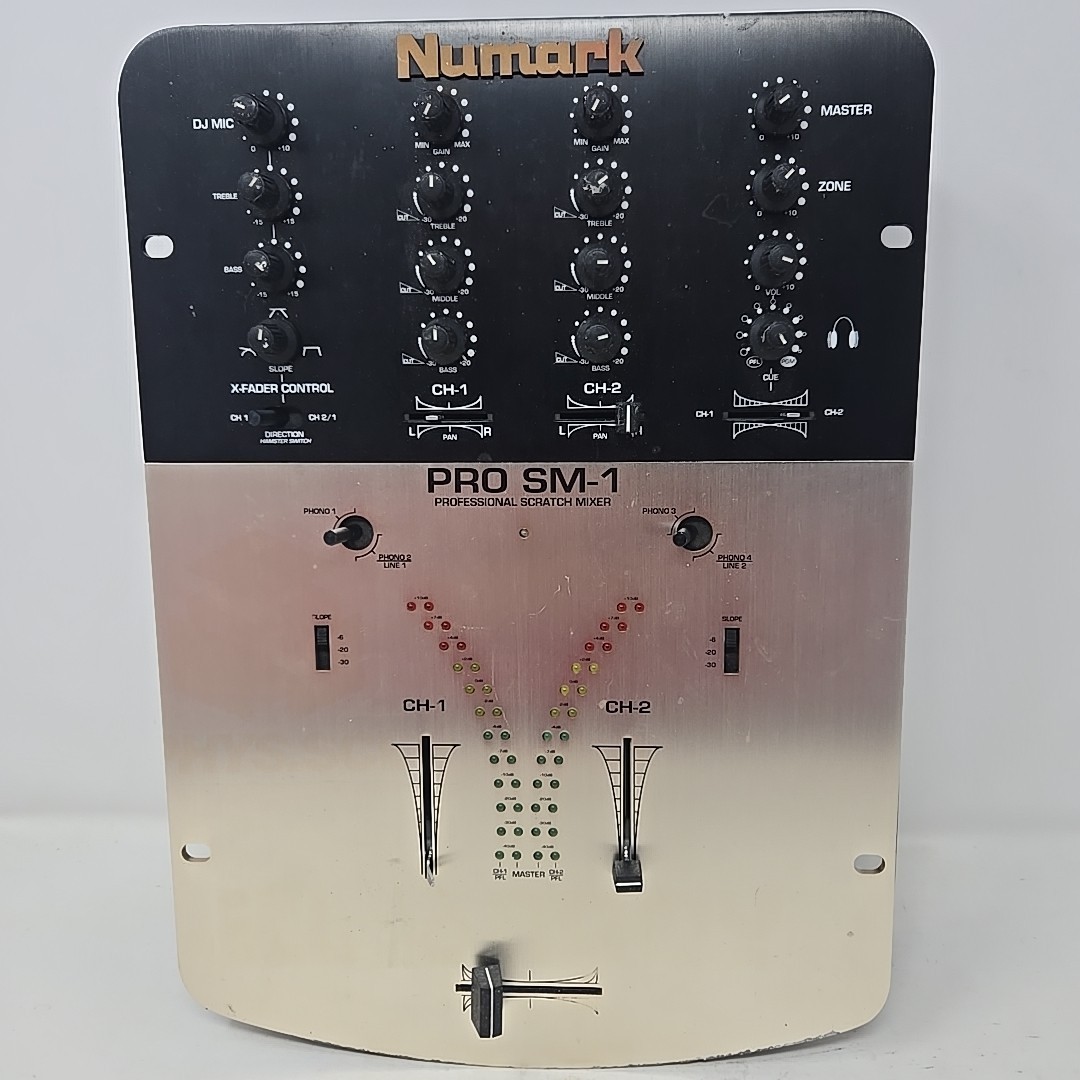 Numark PPD-01 24-Bit Digital DJ Mixer -Tested   No Pwr Cord