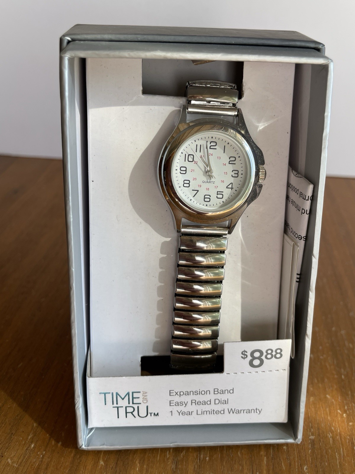 Time & Tru Watch TM FMDOTT004 Womens Watch NIB Needs New Battery