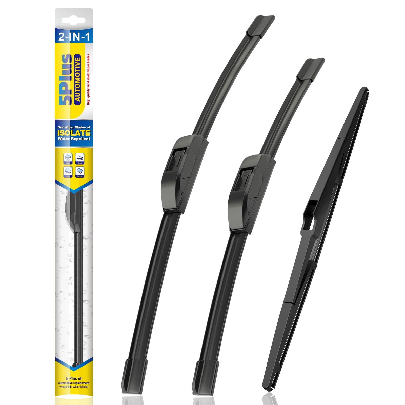 ® Silicone Windshield Wiper Blades Replacement for 2020 2019 2018 2017 2016 2...