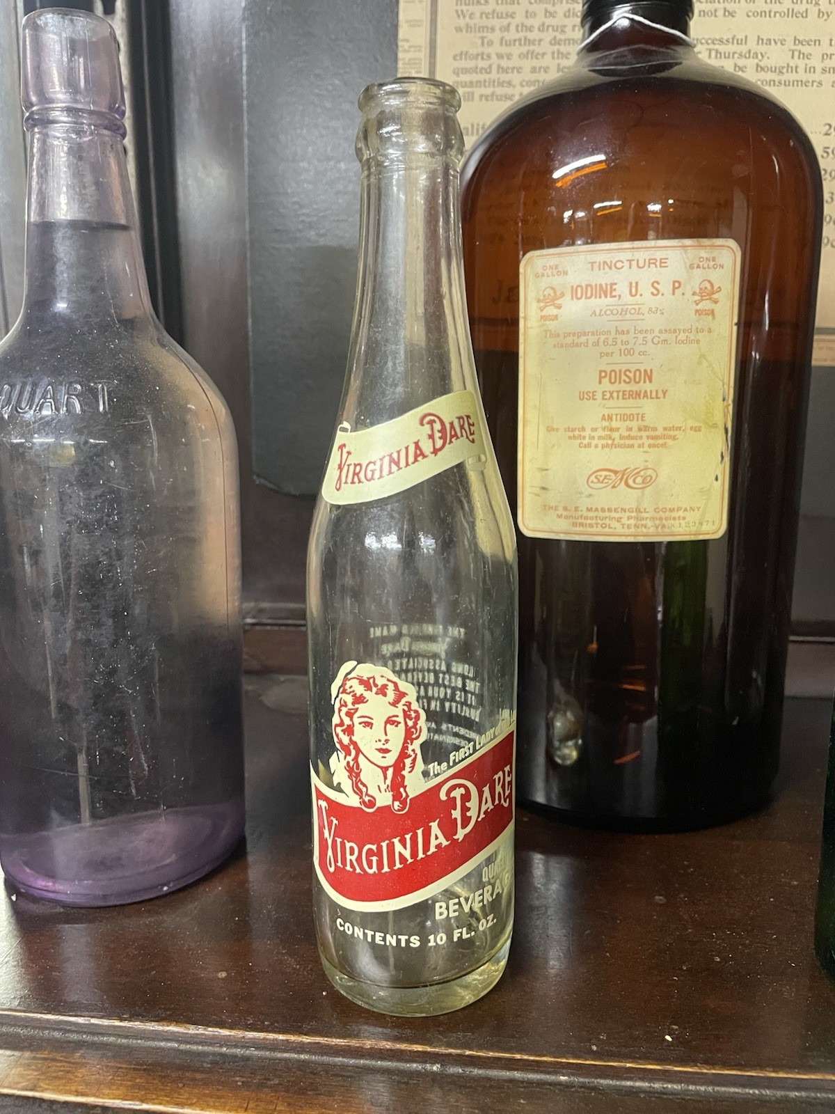 Virginia Dare ACL Bottle From Decatur Ala