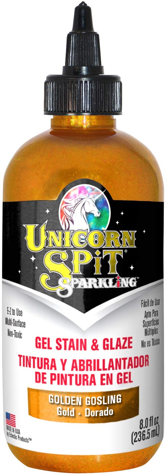 Gel Stain And Glaze 5776004 Sparkling Golden Gosling 8.0 Fl Oz