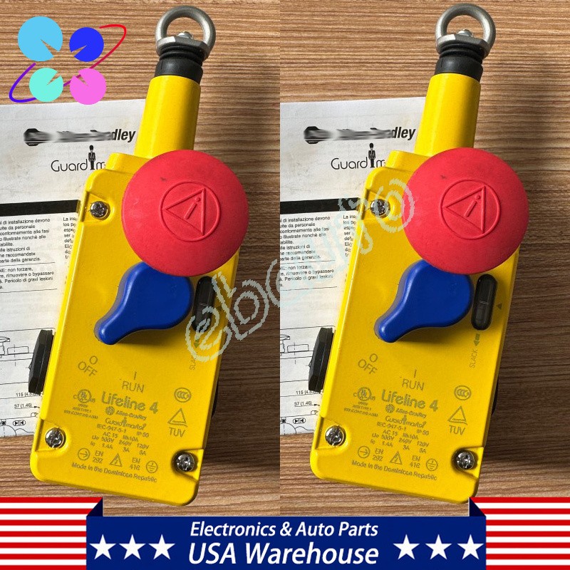 For Allen Bradley 440E-L13042 Guardmaster Lifeline 4 Cable Pull Rrope Switch *2
