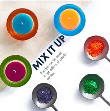 Assorted 8 Packs of Wax Candle Dye Chips Small sample sizes