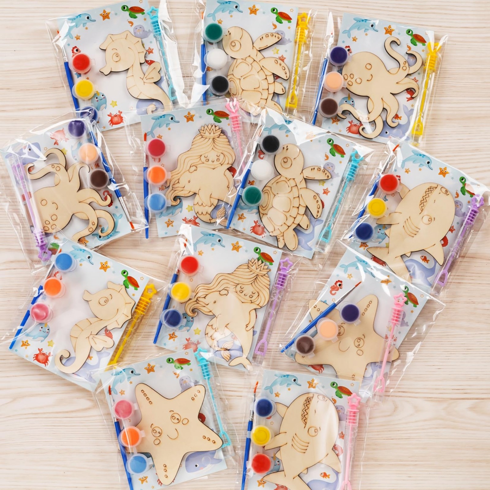 Under the Sea Party Favors - 12 PCS Ocean 4.3 x 7 x 2.36 inches, Multicolor 