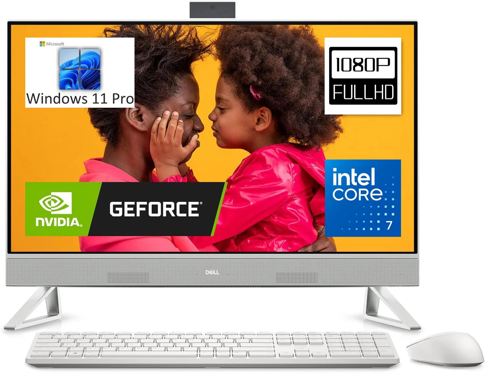 27" FHD Dell Inspiron 7720 AIO I7-1355U 32GB 1TB SSD MX550 WIFI TOUCH SCREEN