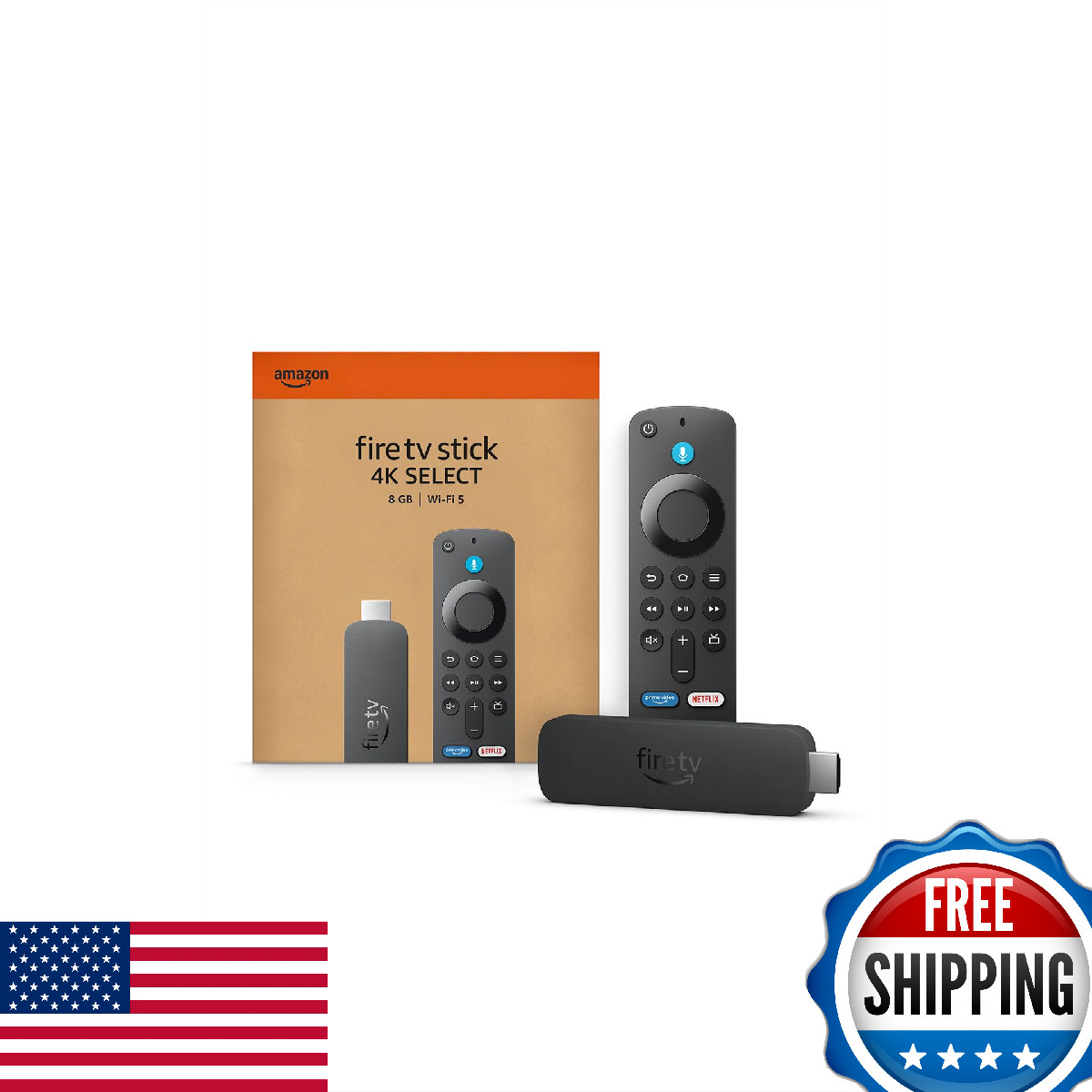 Amazon Fire TV Stick 4K Select (Newest Model), AI-Powered, Ultra HD Streaming