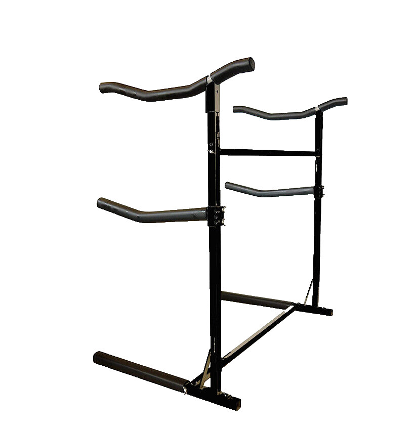 Heavy Duty Outdoor Free Standing Long Lasting Aluminum Storage Kayak Rack