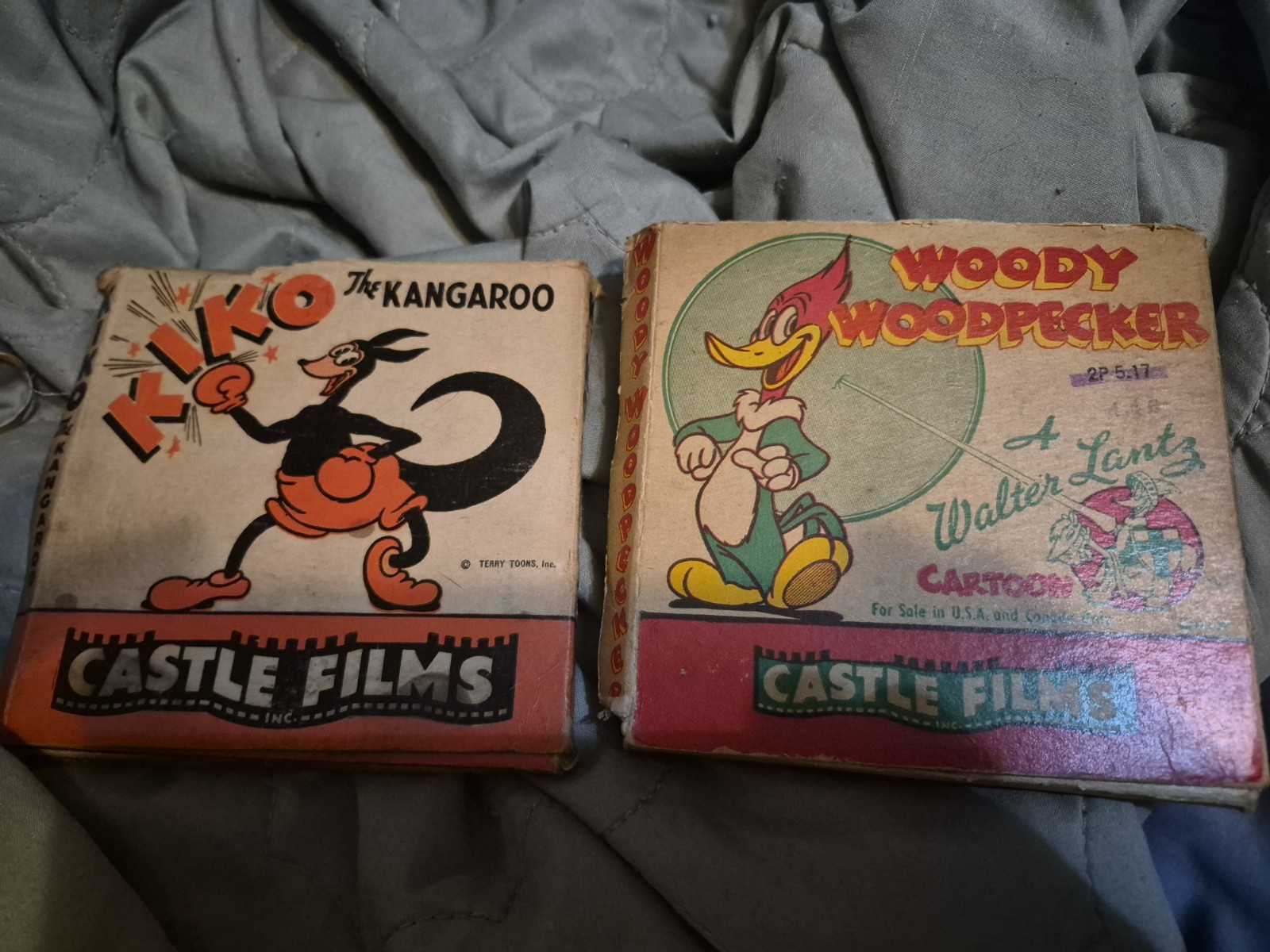 8mm Reel To Reel Film Lot Cartoons Woody Woodpecker Kiko The Kangaroo