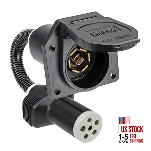  Towpower 8536200 Wiring Adapter, 6-Way to 7-Way, 6 Ft. full (Pack of 1)