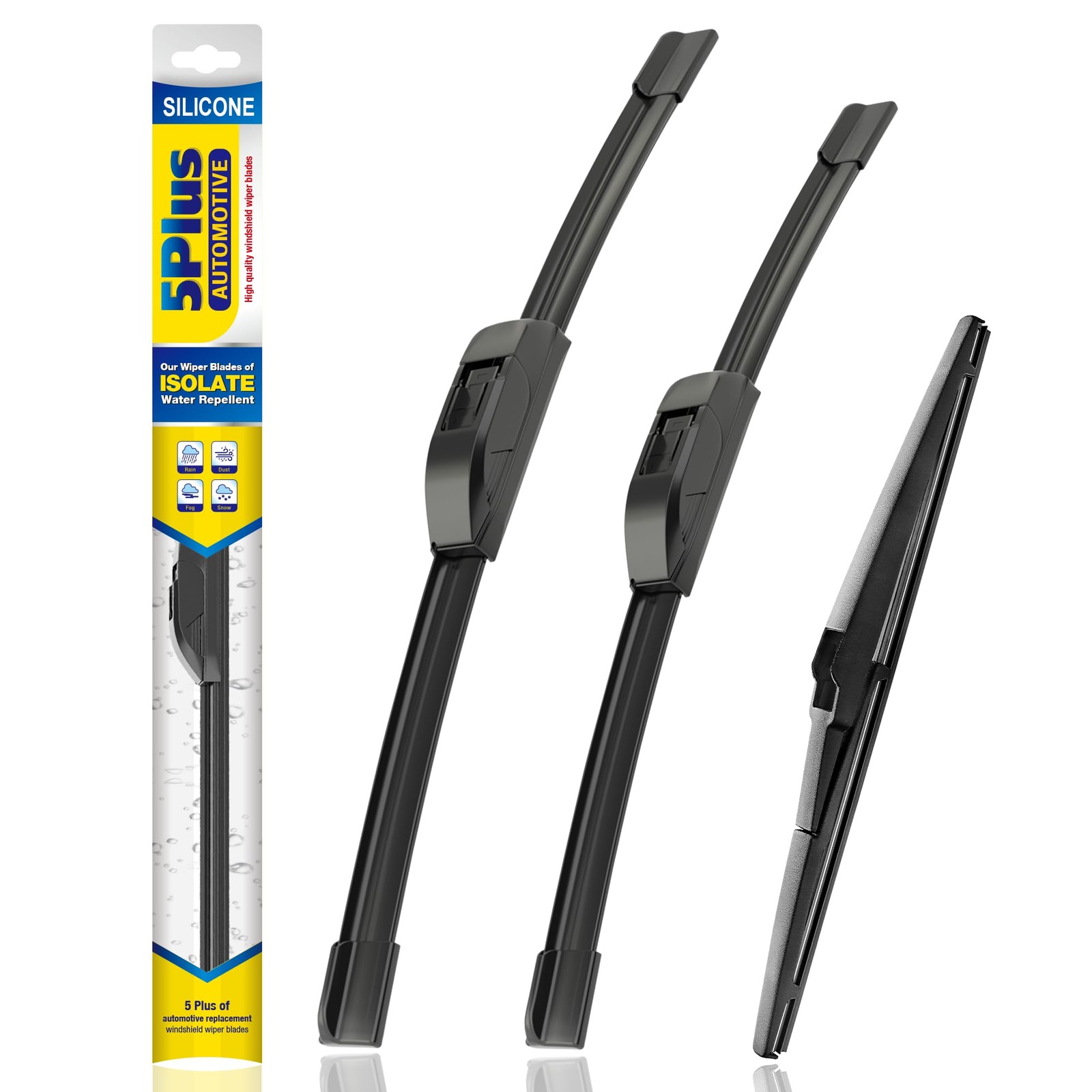 ® Silicone Windshield Wipers Replacement for 2006 2007 2008 2009 2010 2011 20...