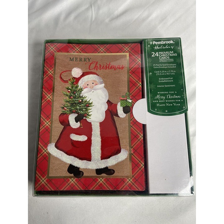 Pembrook Holiday 24 Premium Christmas Cards