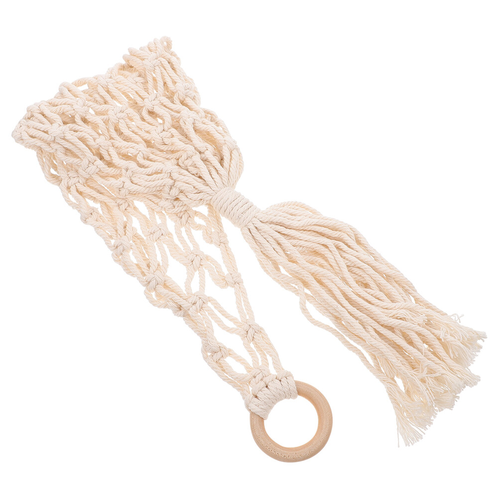 Wall Baskets Banana Hammock Fruit Macrame Veggie Holder Under Cabinet Fruit Net