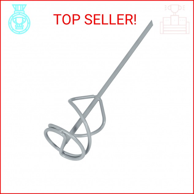 QEP 61210 16 in. Steel Universal Thinset and Grout Mixing Paddle for Cordless an