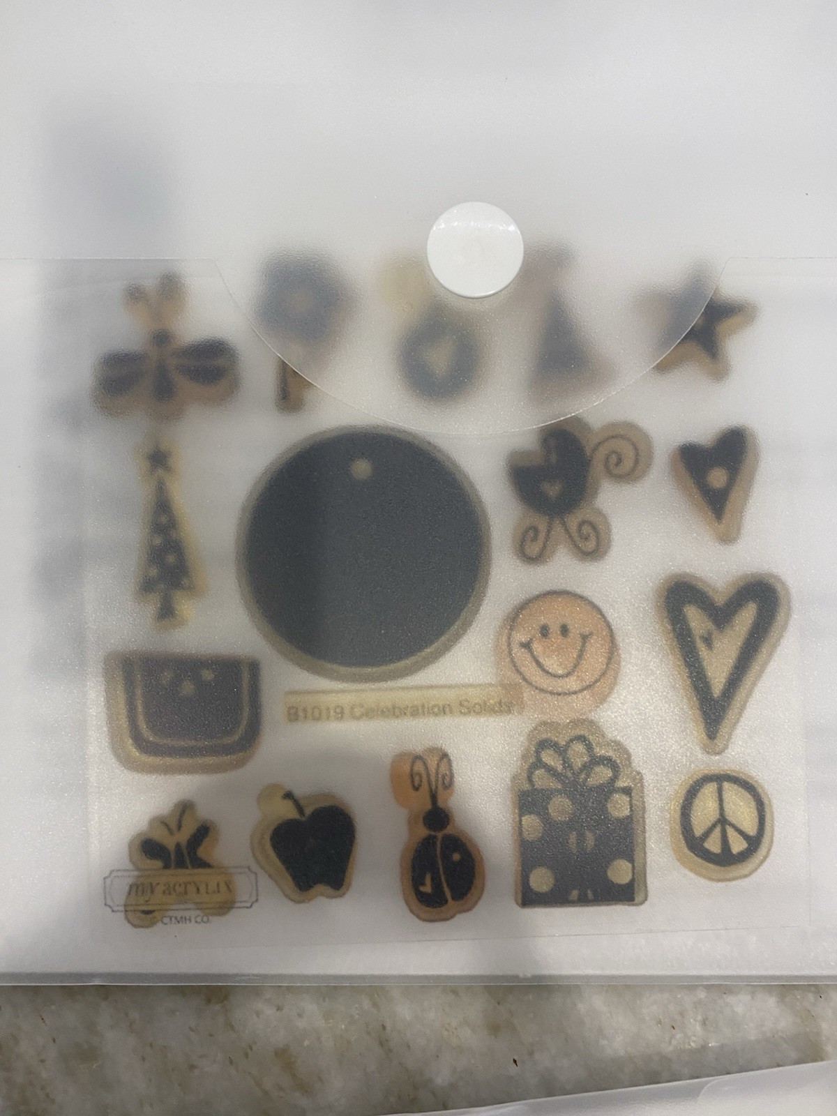 My Acrylix by Close To My Heart Cling Stamp Sets Scrapbook Crafts Set Of 4