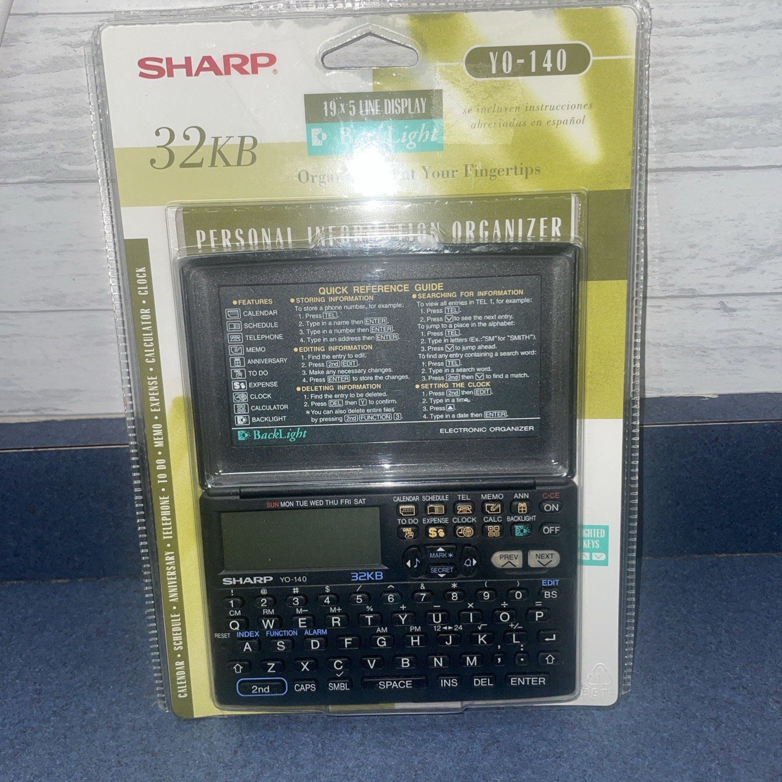 Sharp YO-140  32KB Personal Information Organizer - Still Sealed/NIP
