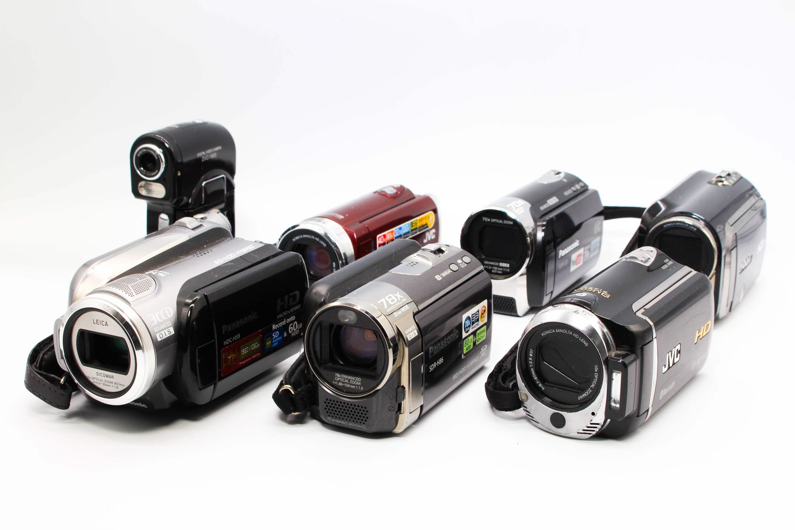Assorted Faulty HD SD Card Digital Video Handycam Camcorder Cameras Inc. Panason