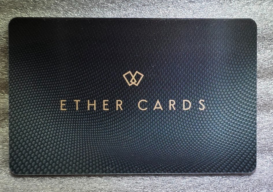 2015 MyEtherWallet 1st Ethereum Wallet Card “Ether Cards” RARE w/ Holder