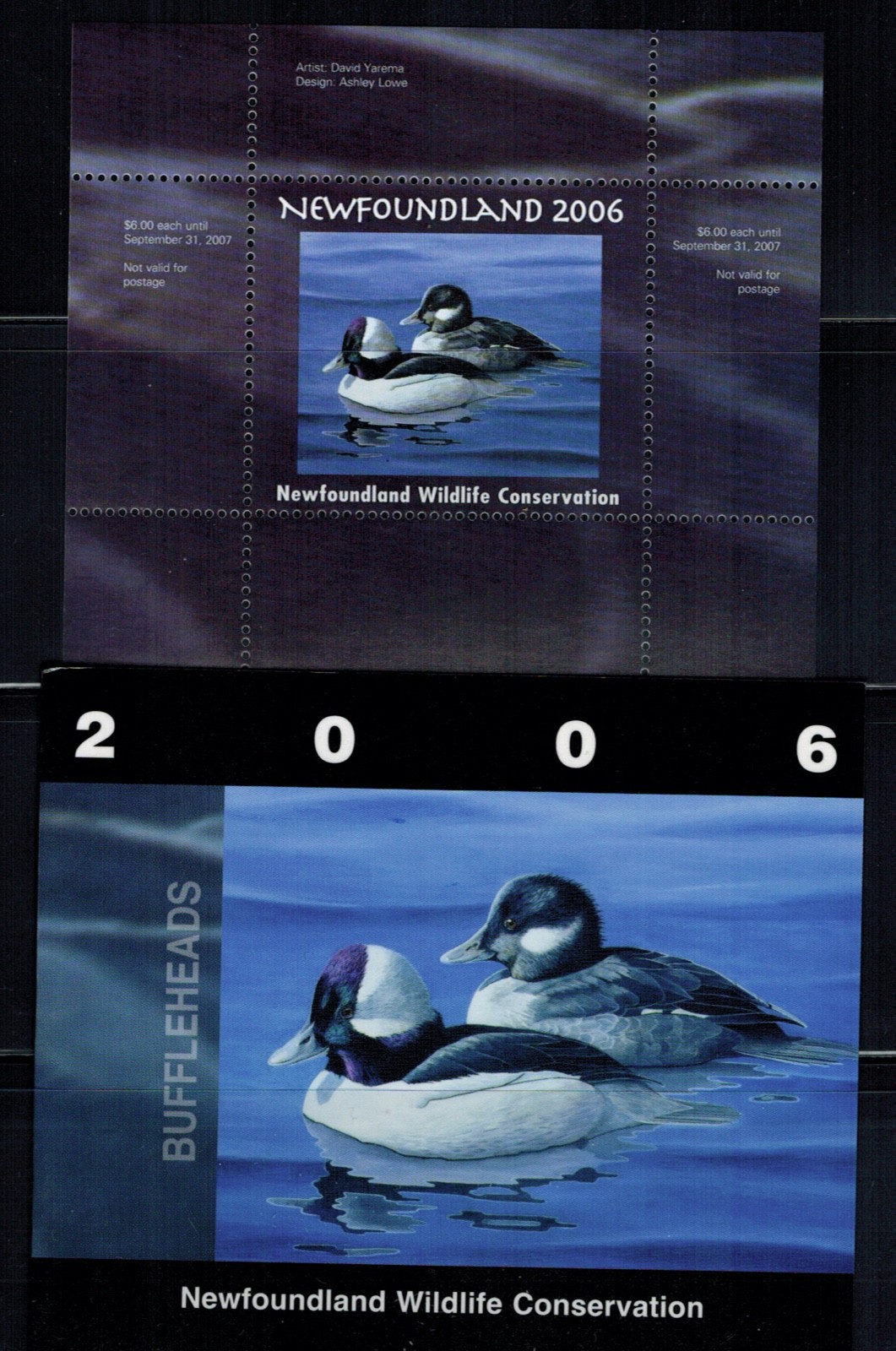 Canada Newfoundland Duck Wildlife Habitat Conservation Stamp 2006 #NLW13 MNH
