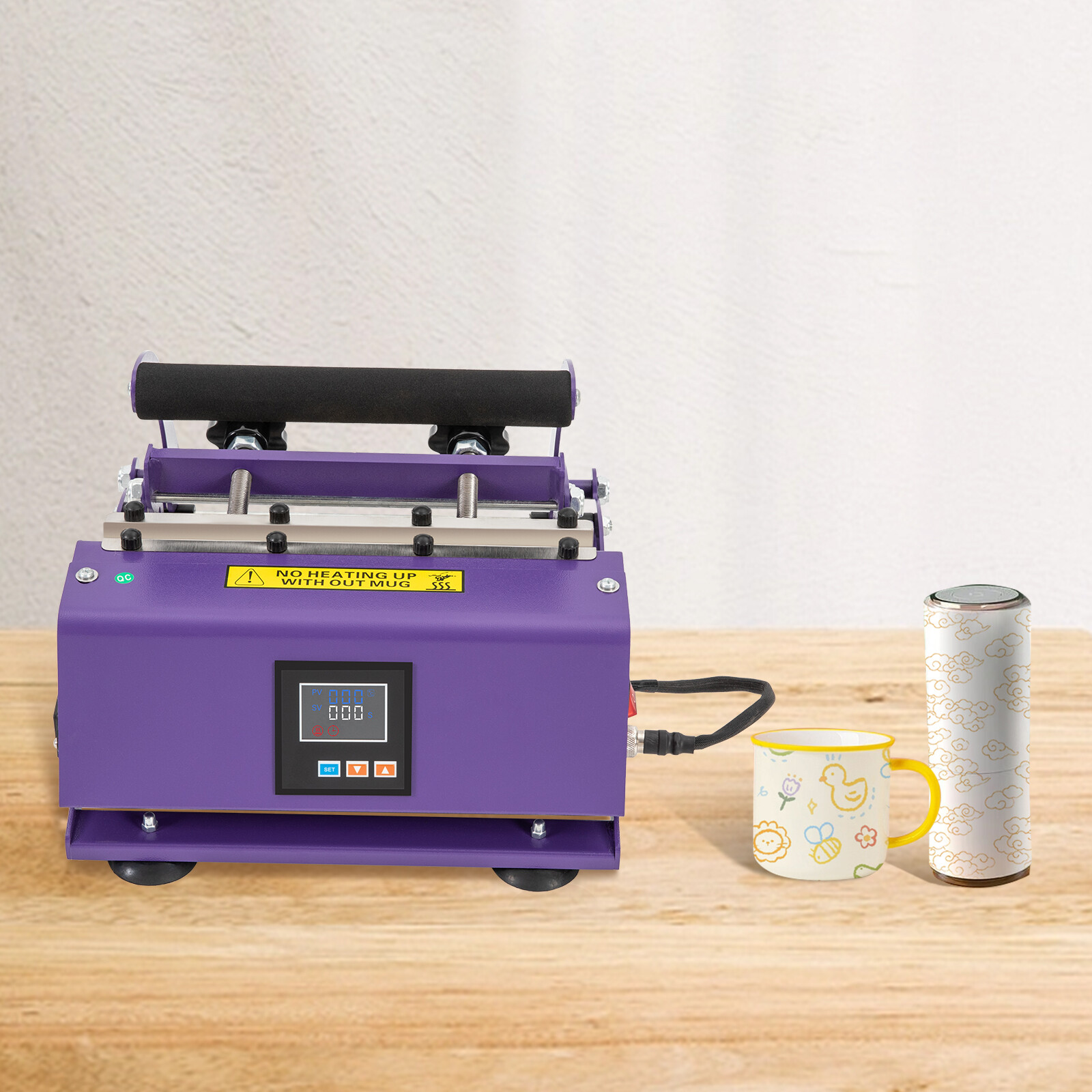 Mug and Tumbler Heat Press for 30OZ, Straight Tumbler Mug Sublimation Transfer