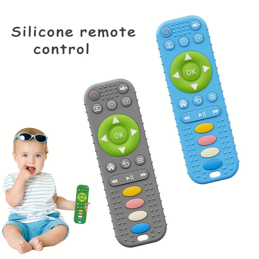 High Grade Flexible Silicone Remote Toy fits Baby Teething and Early Development