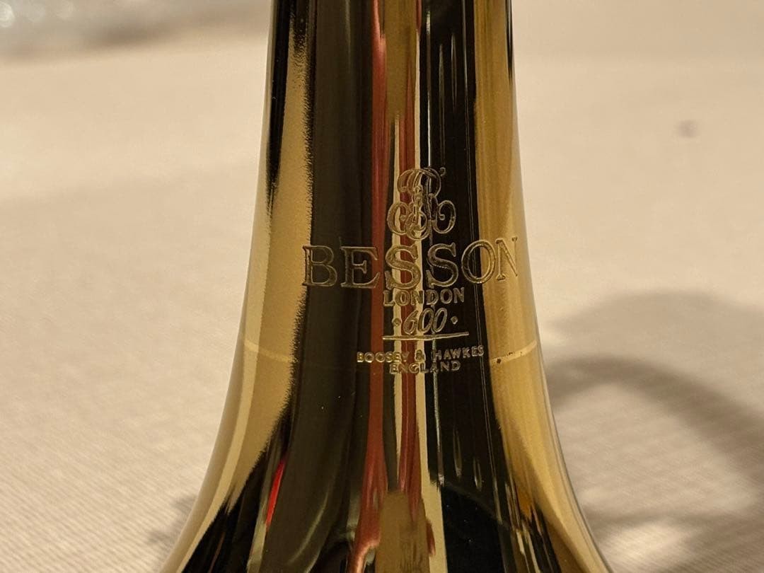 BESSON 612 600 Series England Trumpet Used With Hard Case Mouthpiece B.E.R.P.