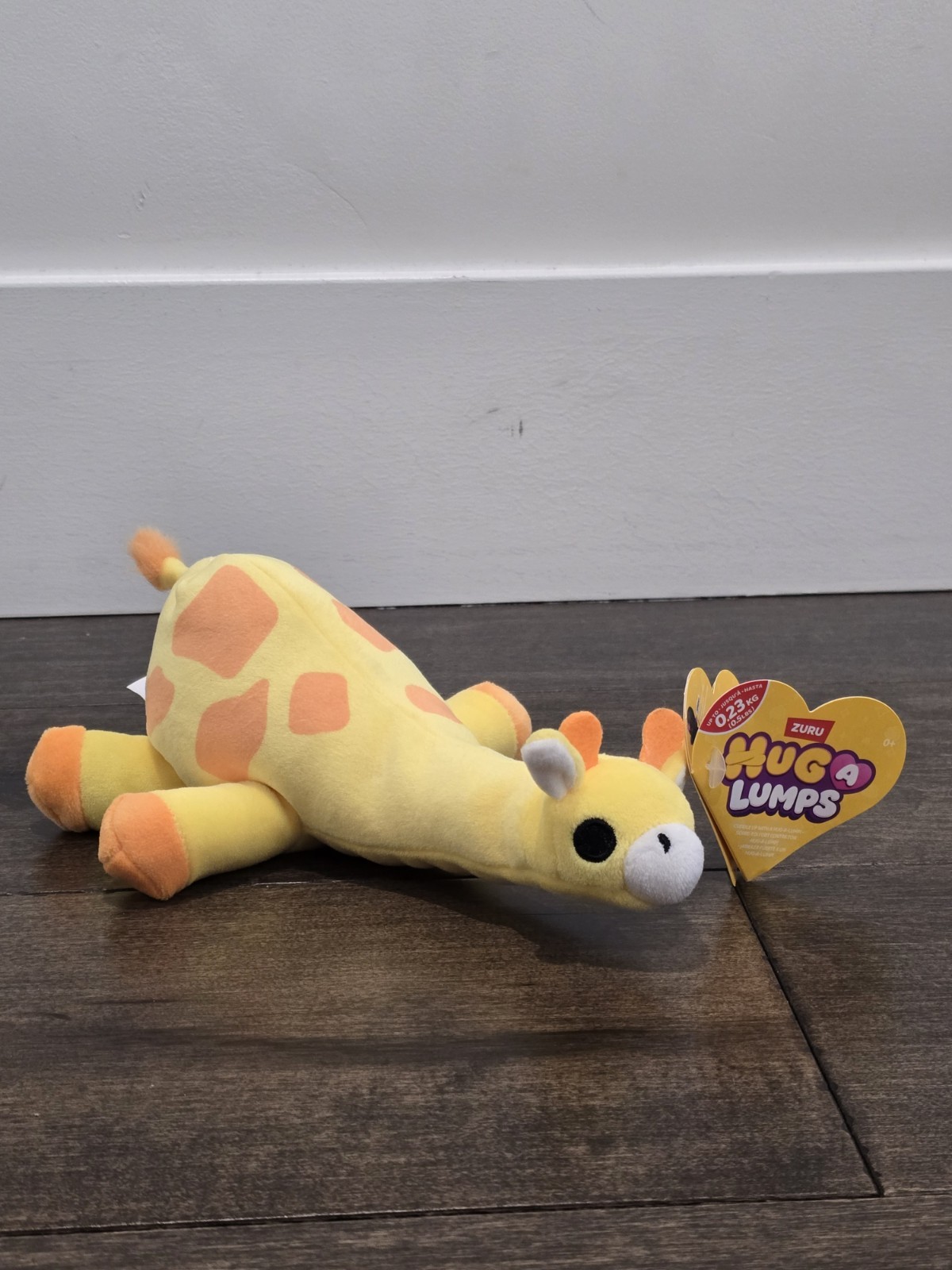 HUG- A- LUMPS GIGI THE JIRAFFE WEIGHTED PLUSH 7-8 INCHES LONG WEIGHS  .5 Lbs