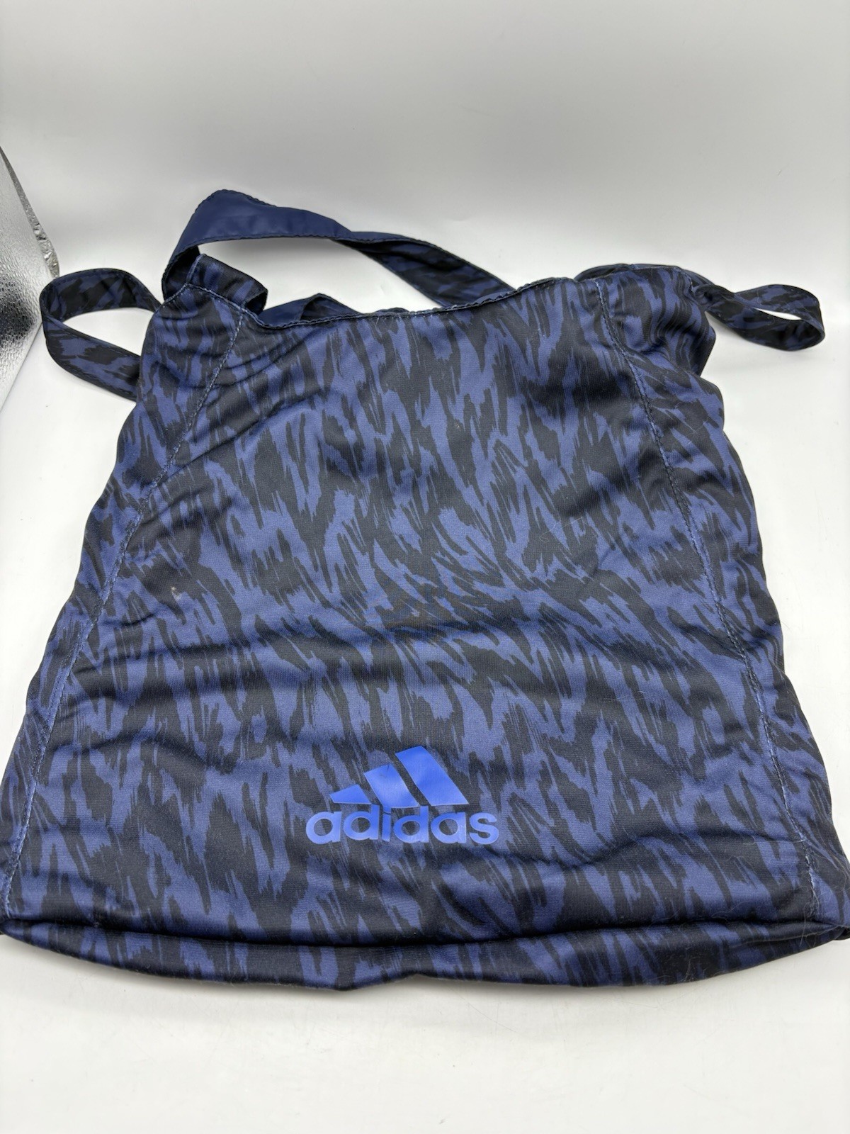 Adidas Tourny Bag Blue Zebra Stripe Gym Bag Tote Bag