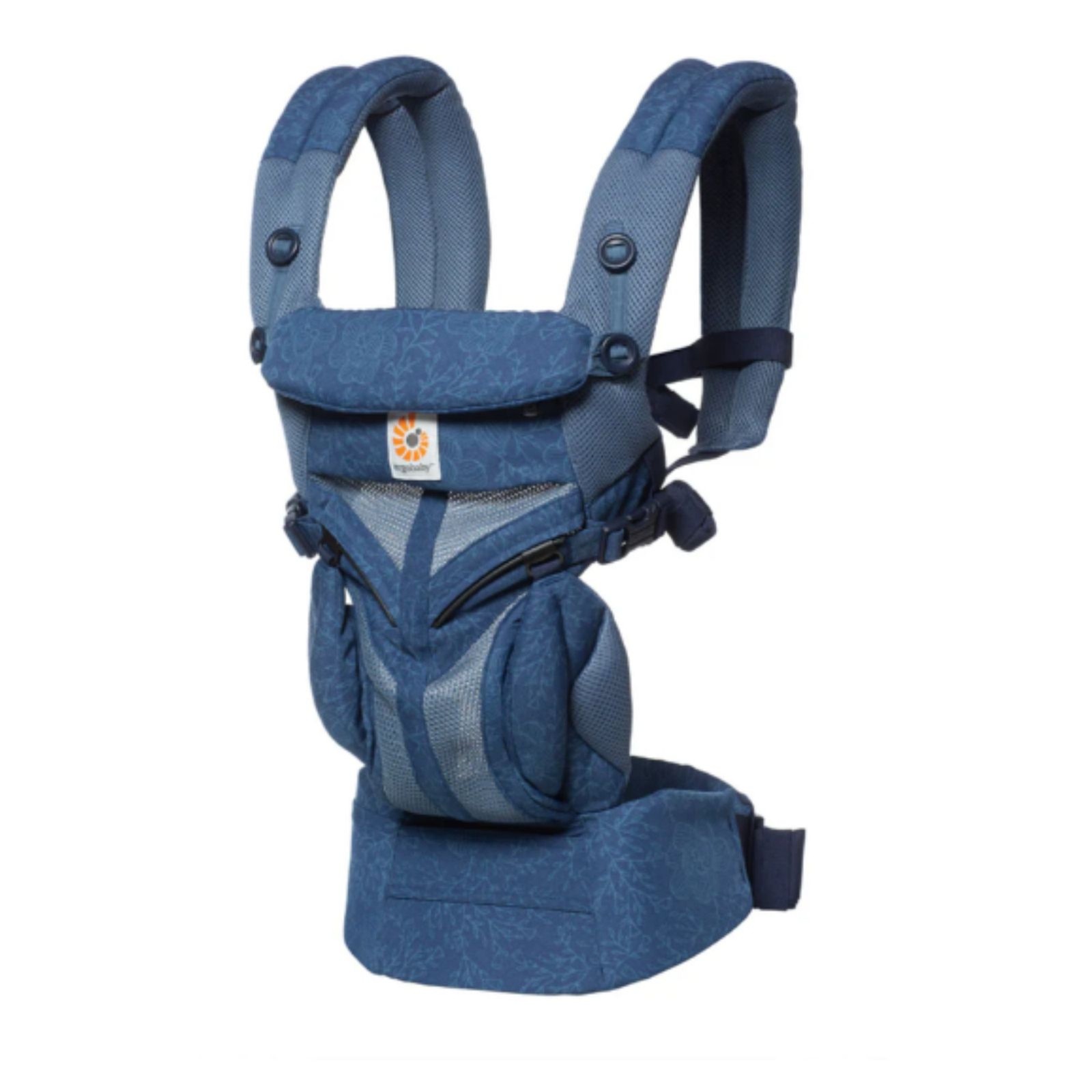 Ergobaby Omni 360 Cool Air Mesh All-in-One Baby Carrier Blue Blooms