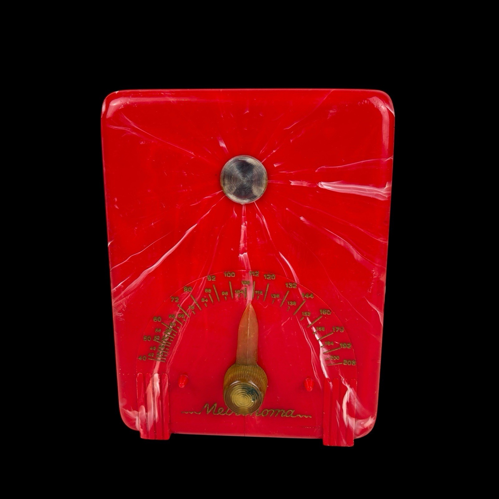 Vintage Selmer Metronoma Electric Metronome Red Tested Working Mid Century