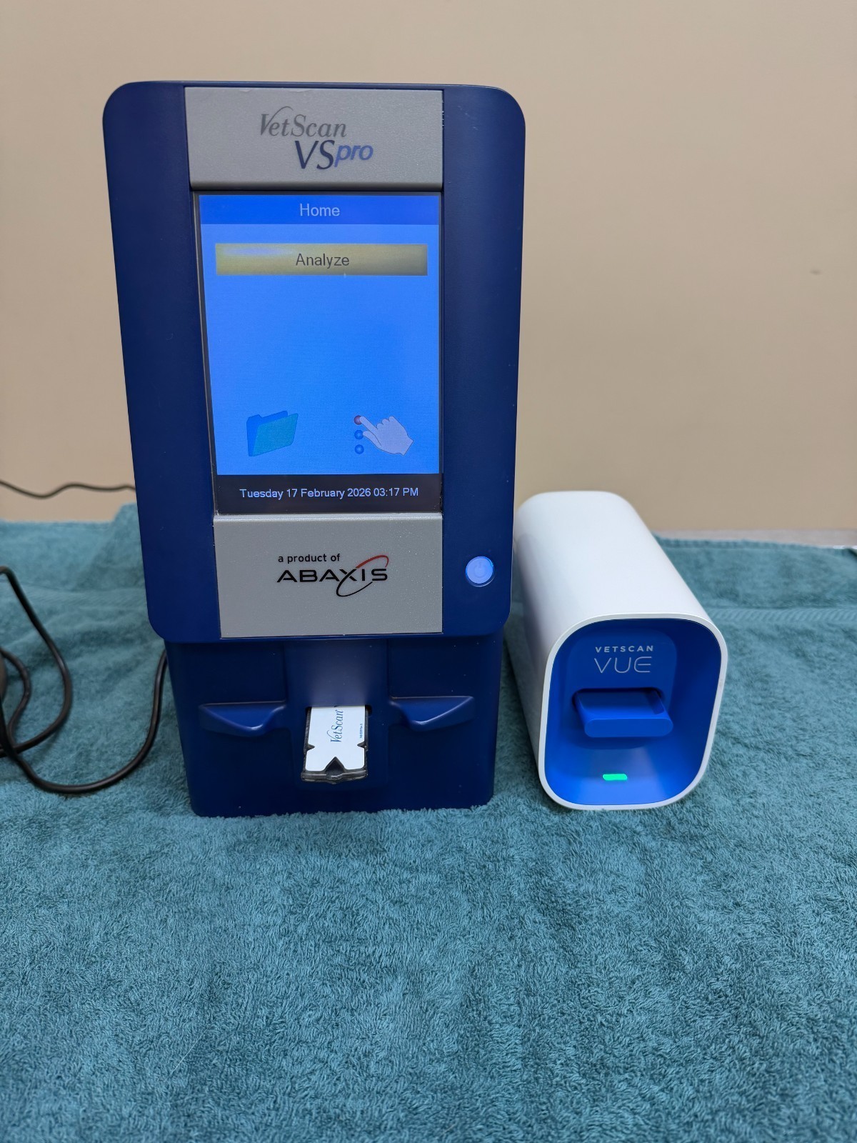 Abaxis Vetscan VSpro Analyzer and Vetscan Vue + Warranty
