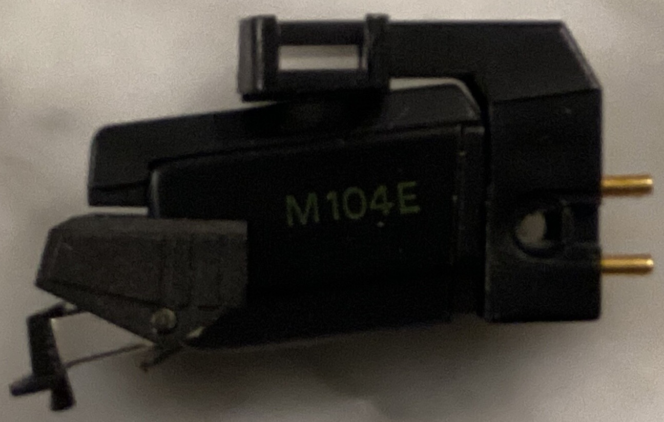 SHURE M104E P-MOUNT CARTRIDGE AND UPGRADED SHURE N105E STYLUS