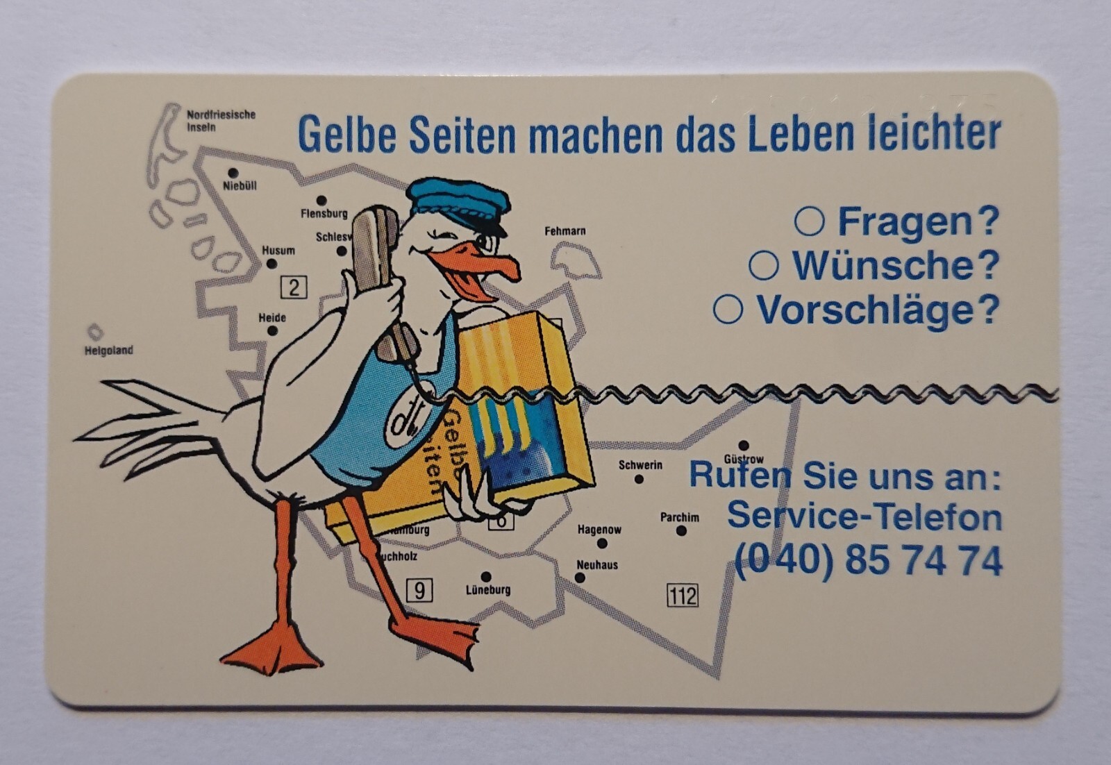 Phone Card Collectible 12 DM Yellow Pages Dumrath & Fassnacht