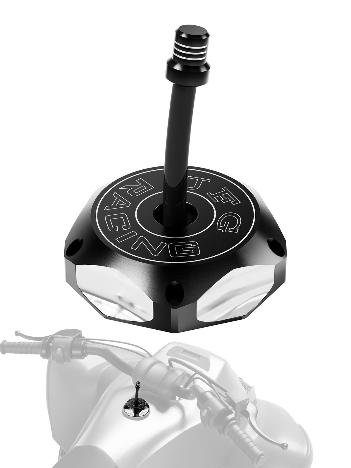 ATV Gas Cap,CNC Fuel Tank Billet Cover for YFZ 450,YFZ450R,Banshee 350 200,Ra...