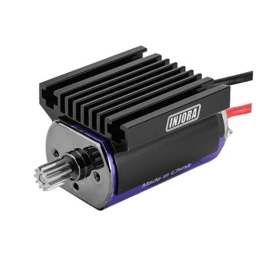  180 PRO Brushed 48T Motor with Stainless Steel Pinion and Aluminum Heat Sink 