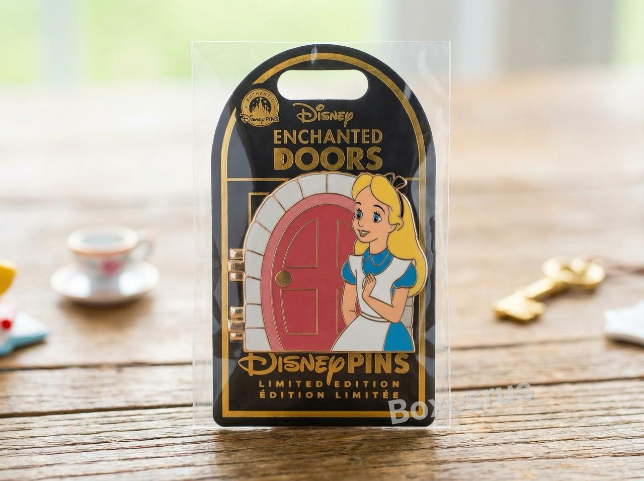 2026 Enchanted Doors Alice Wonderland White Rabbit Chaser Pin LE 3400 Disney