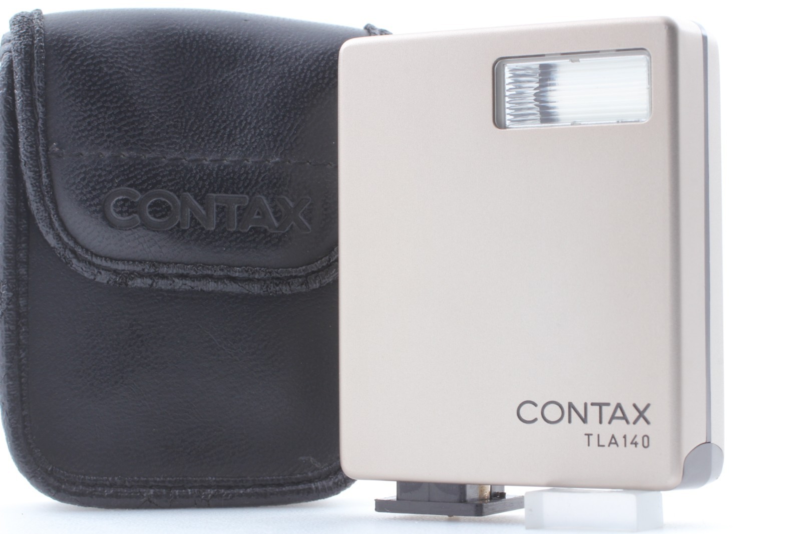 [A UNUSED w/ Case] Contax TLA140 Shoe Mount Flash for G1 G2 JAPAN
