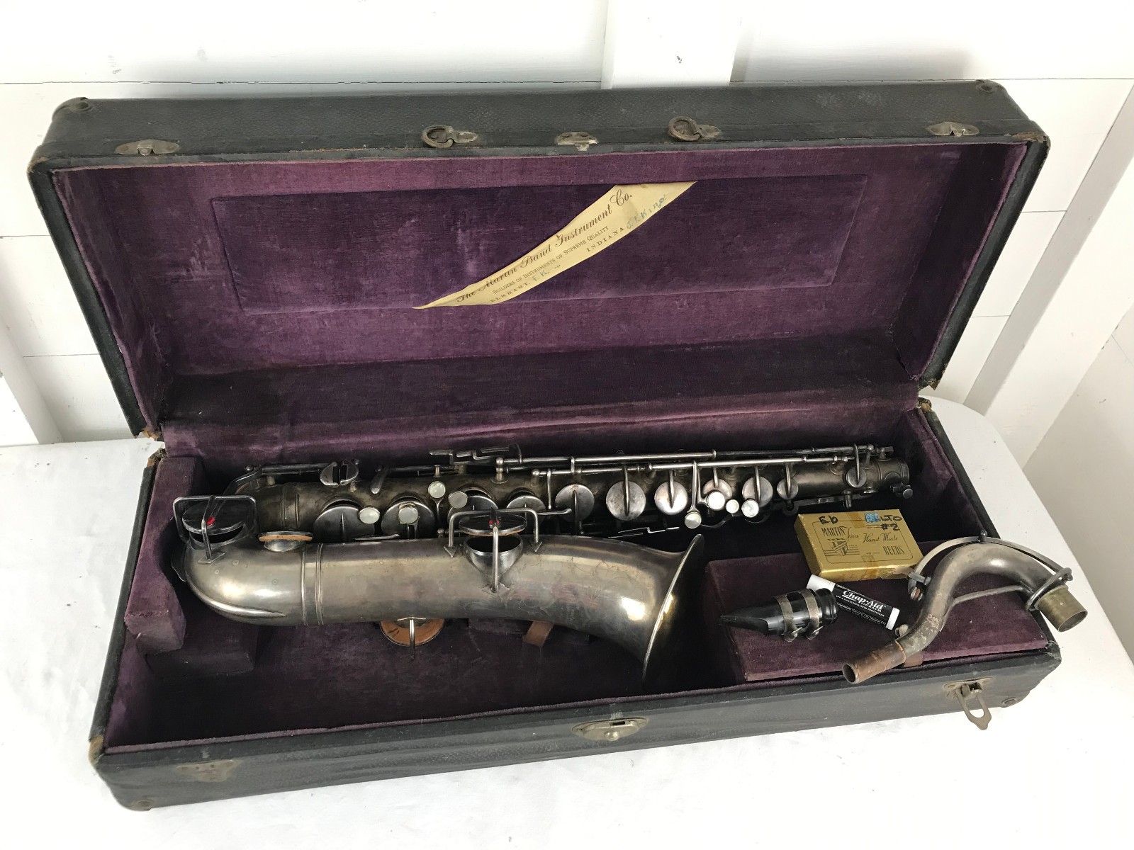 1921 Martin "The Martin" C-Melody Saxophone w/ Case & More