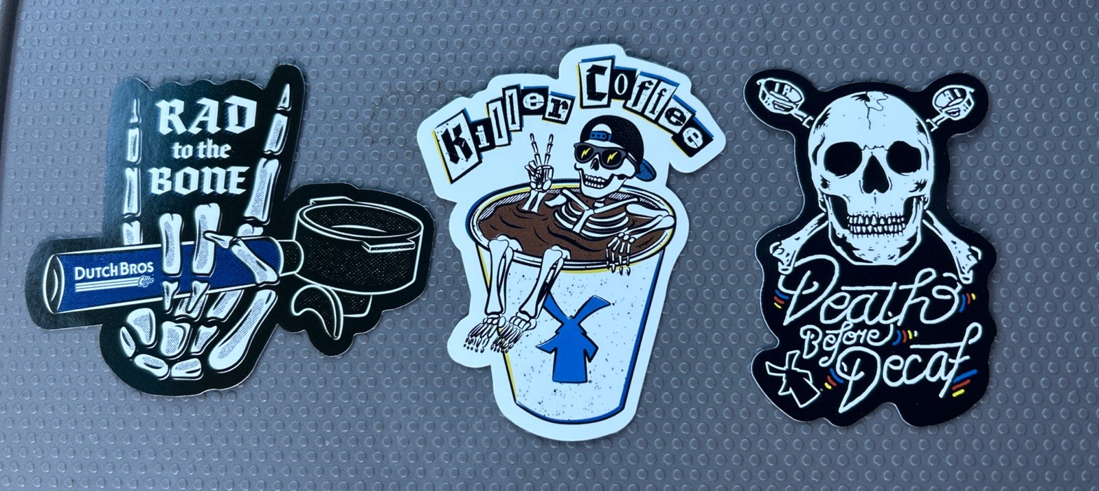 DUTCH BROS FEBRUARY 25 2026 BONUS STICKER DROP SET OF 3