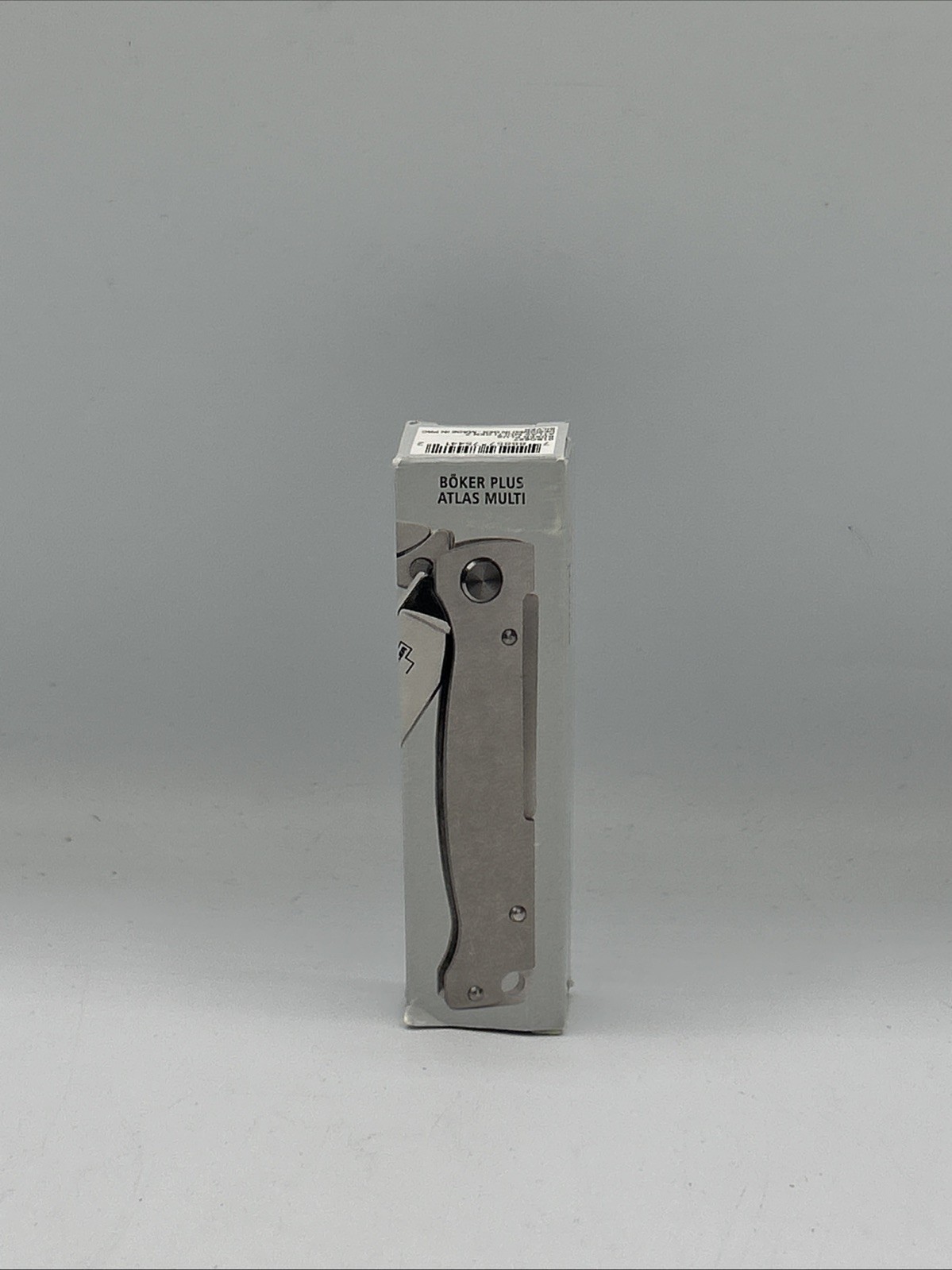 BOKER PLUS® Atlas Multi SW Pocket Knife 12C27 Steel Handle Scissors Gray 01BO857