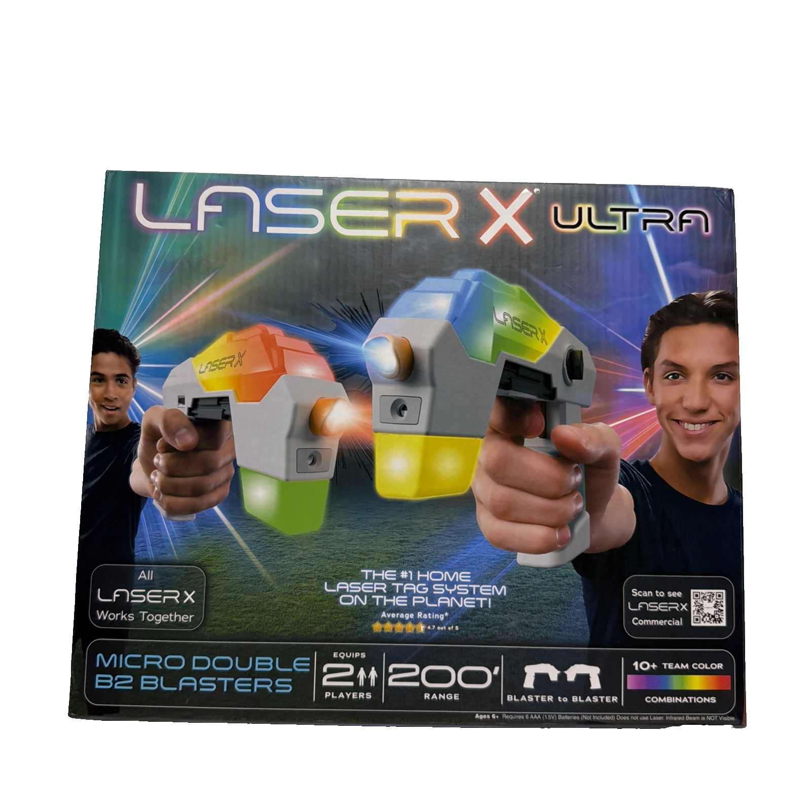 Laser X Ultra Double Blasters LASER pointer game gun laser tag kids toys blaster