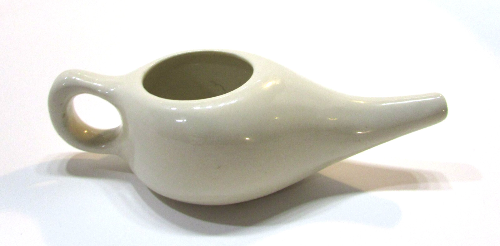 Old 1890's Small 6" Child's Invalid Cup Antique Children's Sick Feeder Pitcher