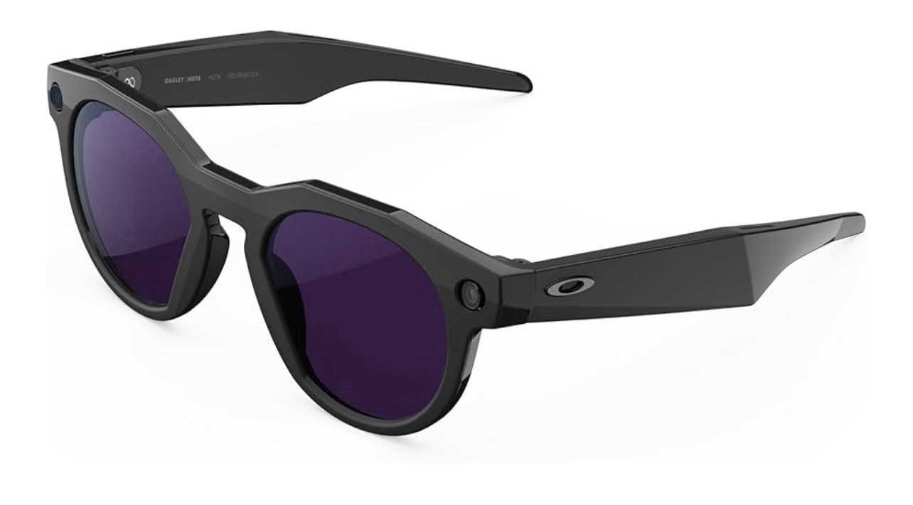 Oakley Meta HSTN - Black Frame - Clear/Amethyst Transition Lenses - SmartGlasses