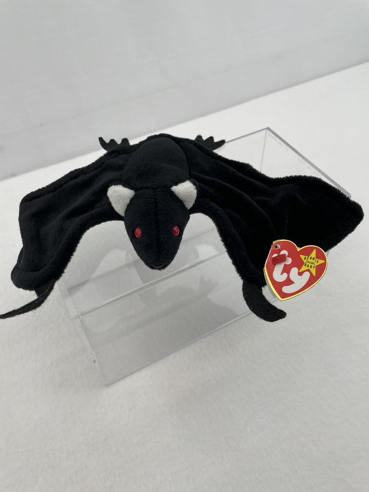 Ty Beanie Babies Radar The Bat, Rare Style 4091 With P.V.C Pellets 