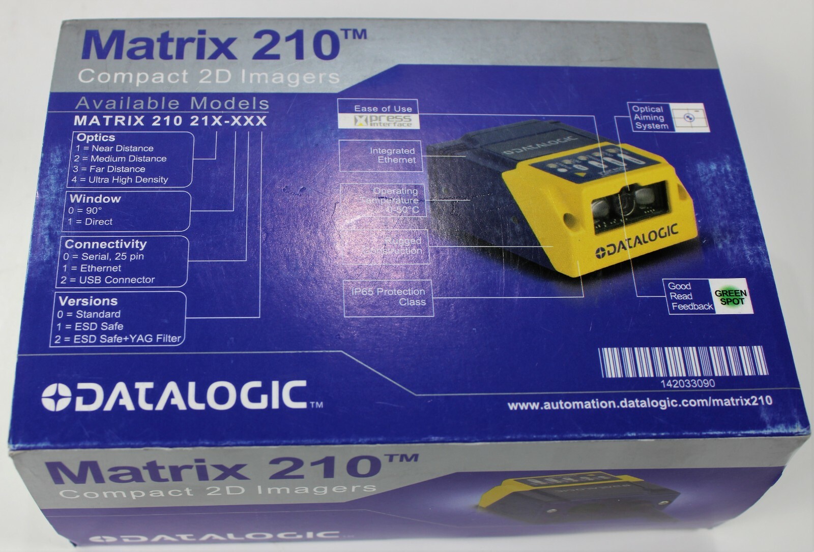 Datalogic Matrix 210 211-010 2D Imagers Scanner WVGA-NEAR-90-ETH-ST New in OVP